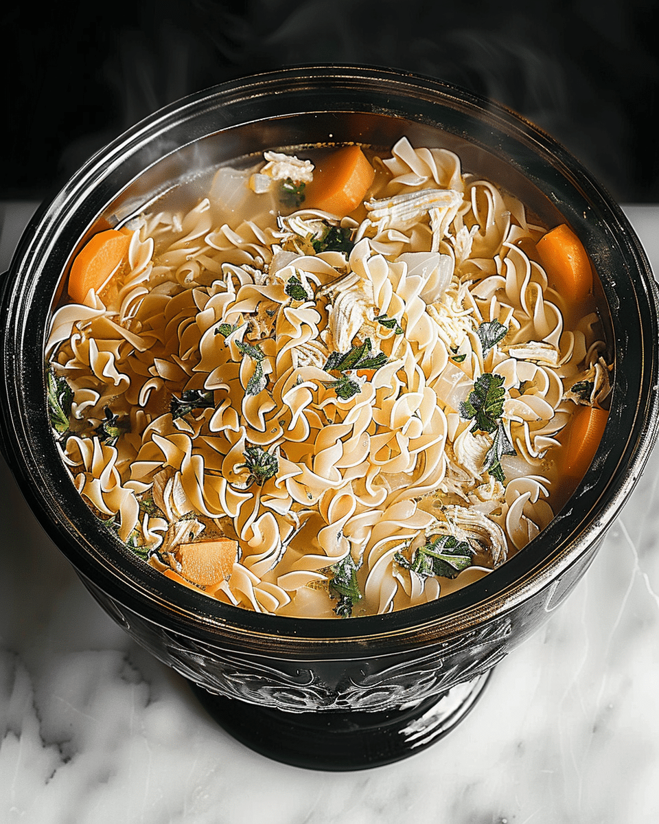 Crockpot Chicken Noodle Soup