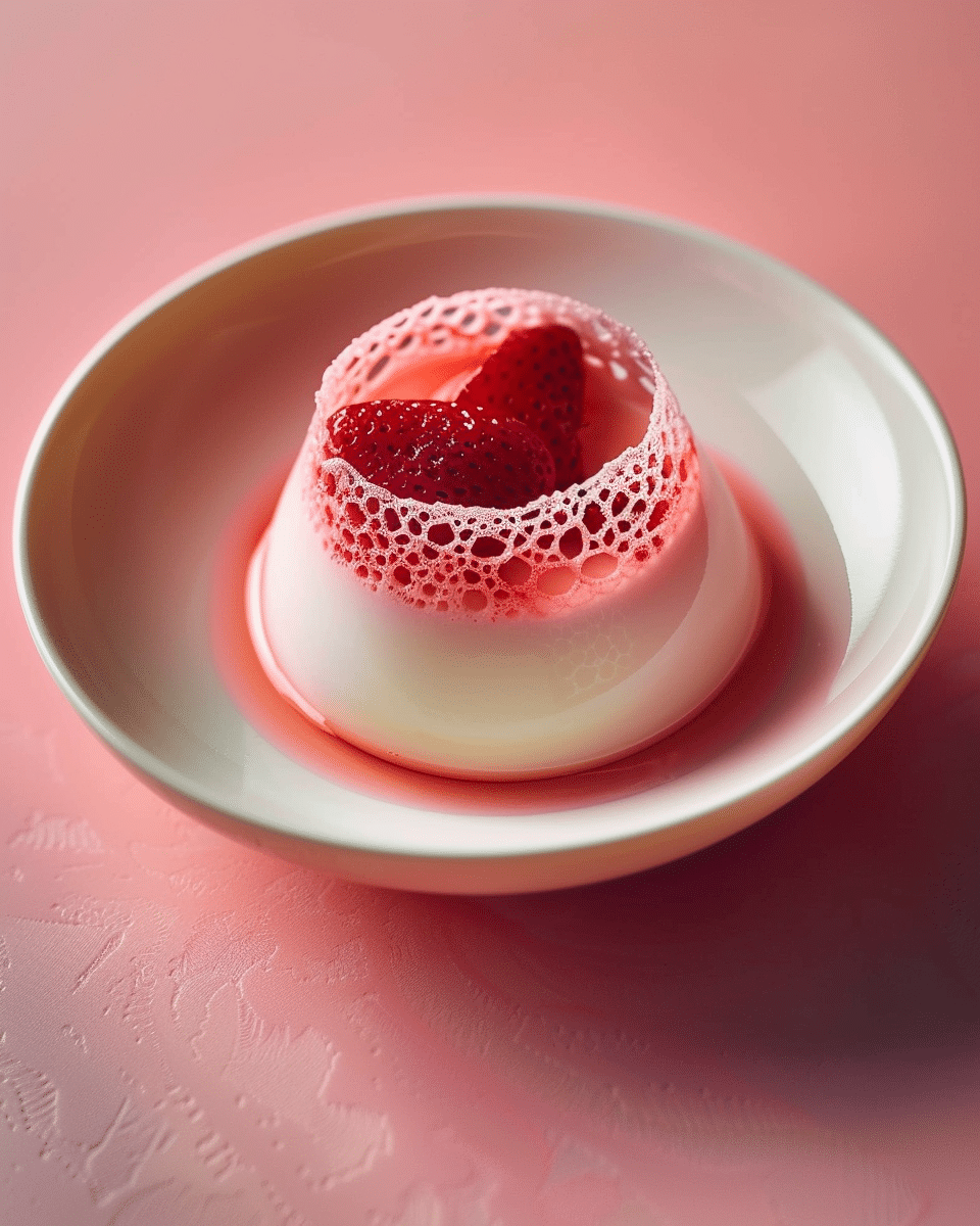 Strawberry Panna Cotta