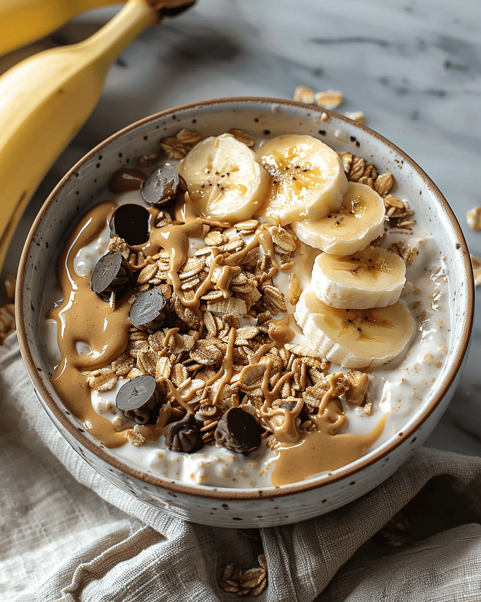 Peanut Butter Banana Yogurt Bowl