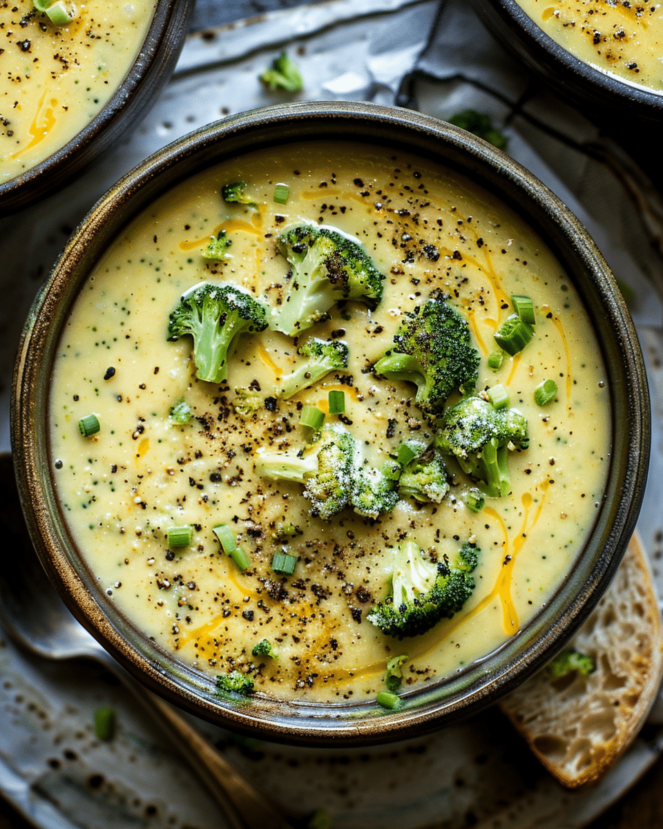 Crockpot Broccoli Cheese Soup