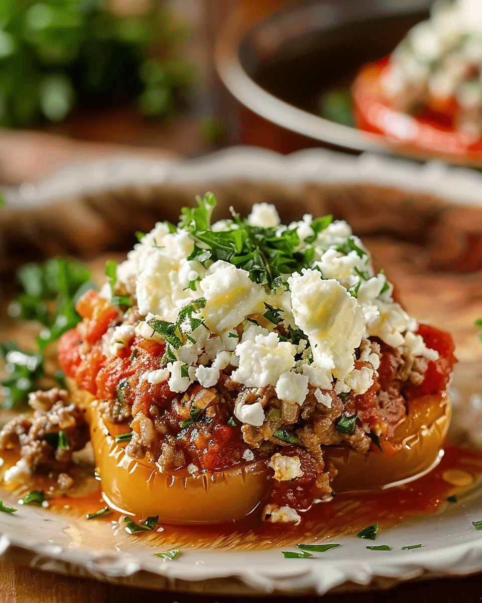 Greek Stuffed Peppers