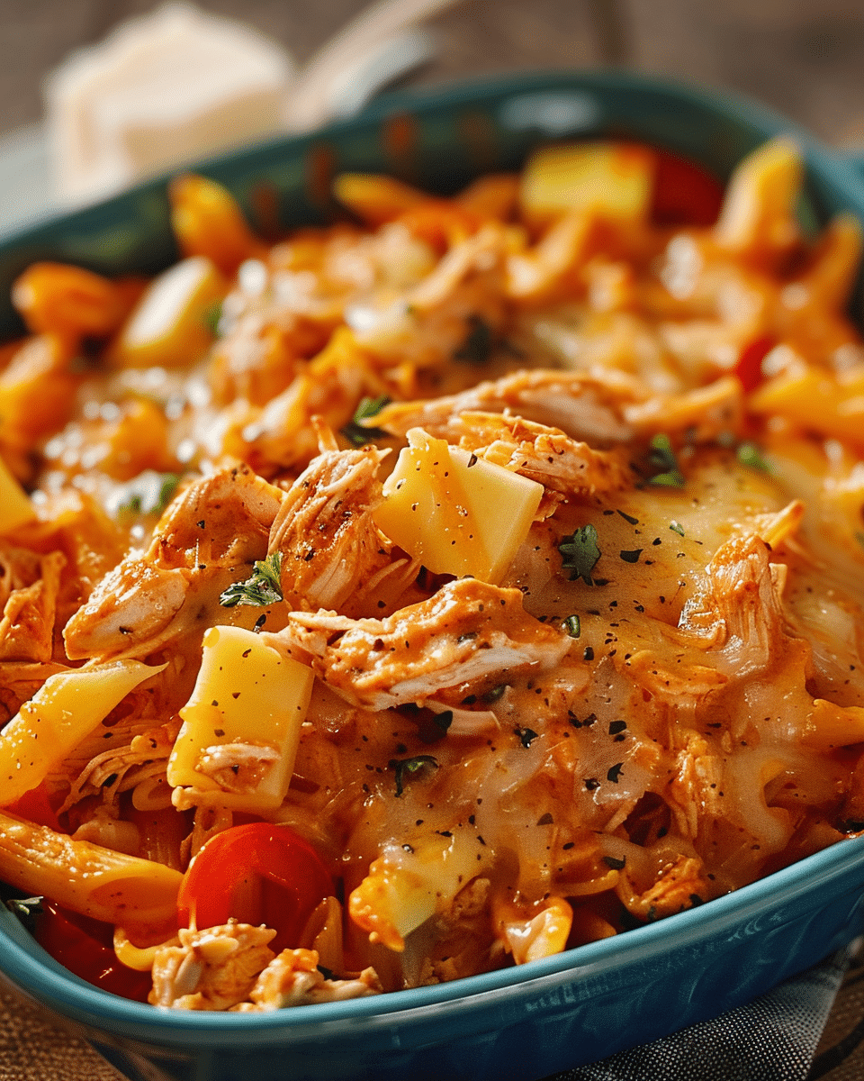 Buffalo Chicken Casserole