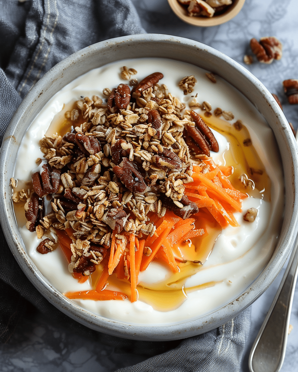 Carrot Cake Yogurt Bowl