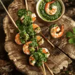 Chimichurri Shrimp Skewers