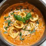 Creamy Tomato Tortellini Soup