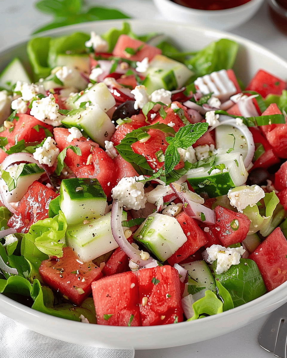 Watermelon Feta Salad