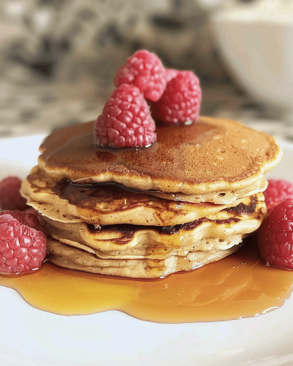 Banana Oat Pancakes