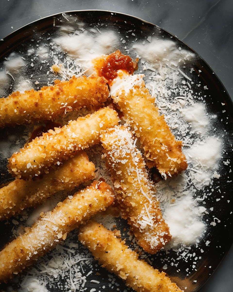Homemade Mozzarella Sticks