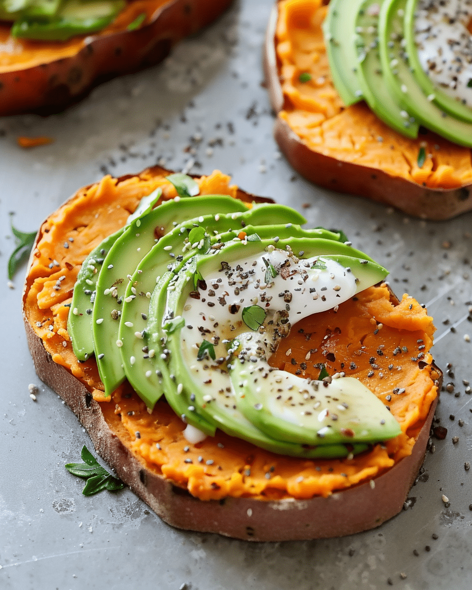 Sweet Potato Toast with Avocado