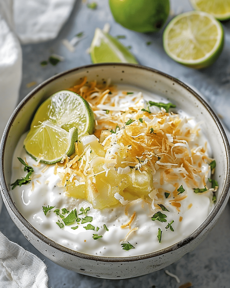Coconut Lime Yogurt Bowl