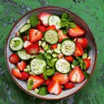 Strawberry Cucumber Salad
