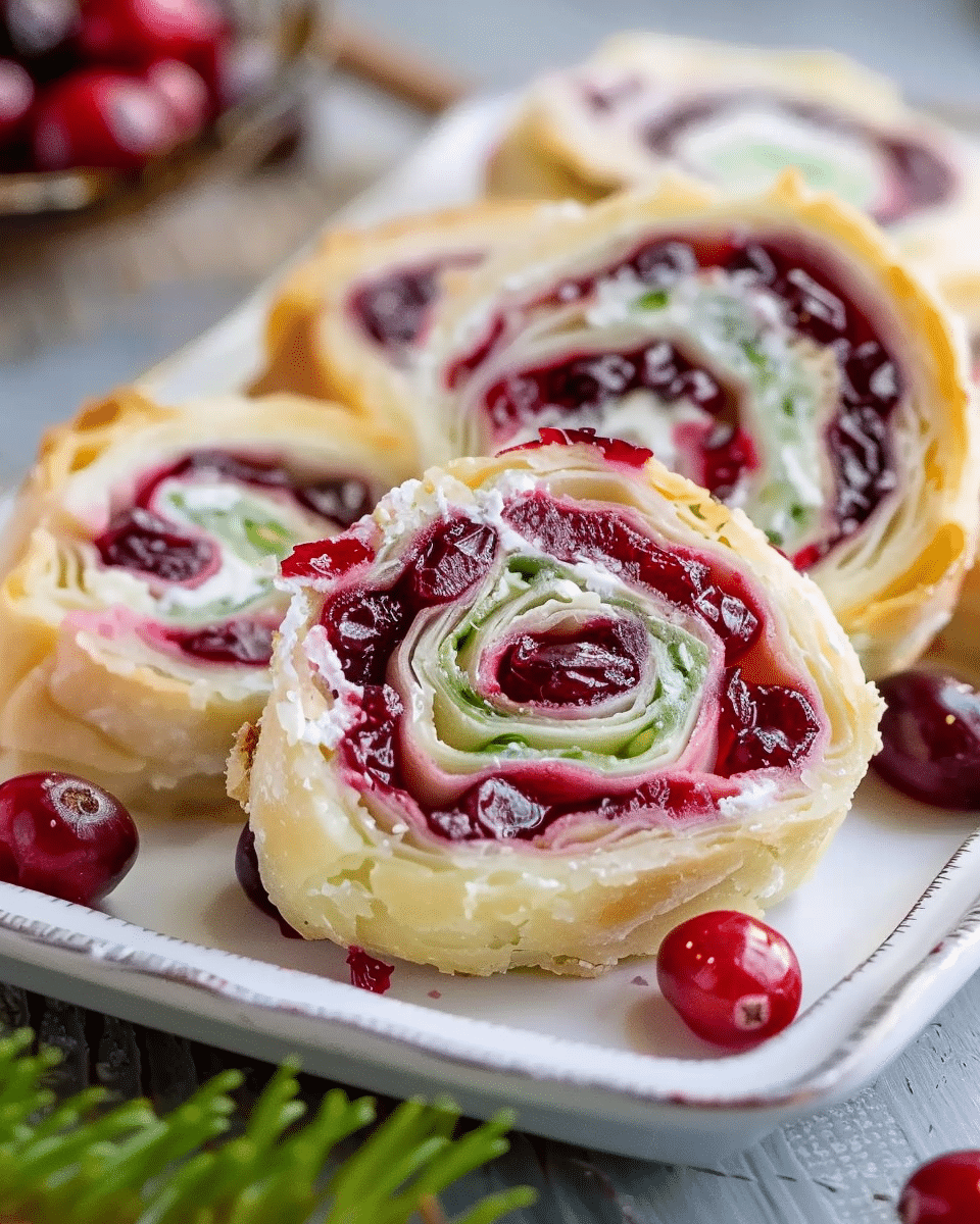 Cranberry Pinwheels