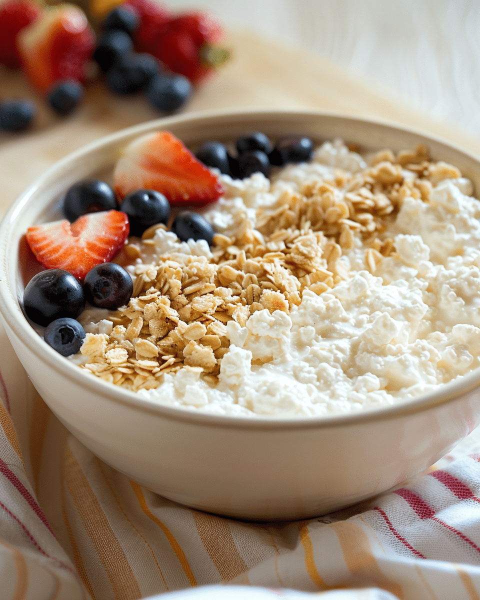 Tasty Cottage Cheese Yogurt Bowl