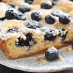 Blueberry Lemon Keto Butter Cake