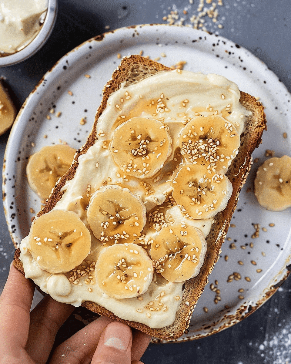 Tahini Toast