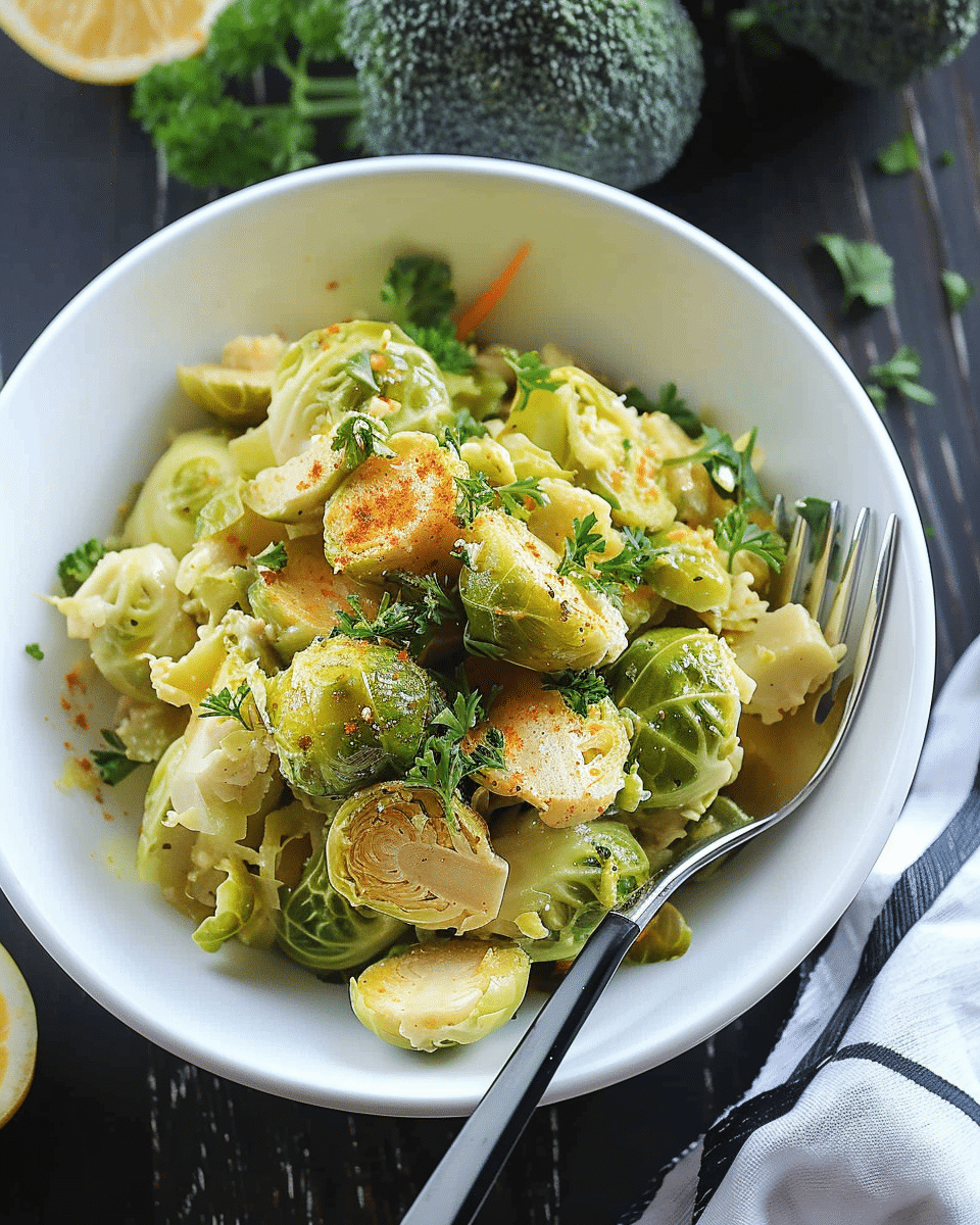 Vegan Brussels Sprout Salad