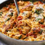 Creamy Sun-Dried Tomato Chicken Orzo