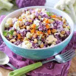 Cauliflower Cashew Confetti Salad