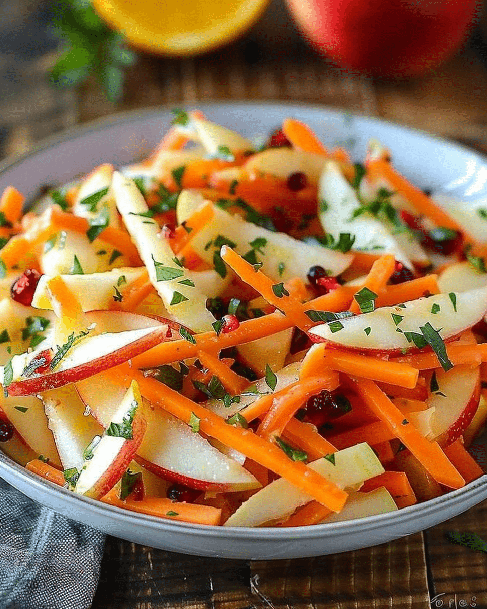 Crunchy Apple & Carrot Salad