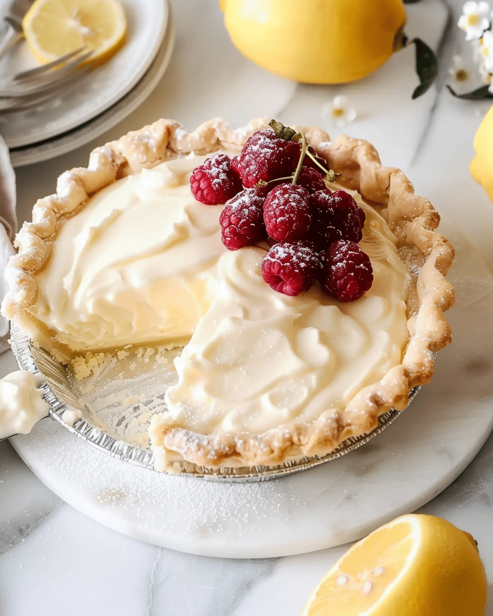 Lemon Sour Cream Pie