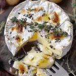 Garlic Baked Brie With Herbs