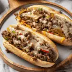 Ground Beef Philly Cheesesteaks