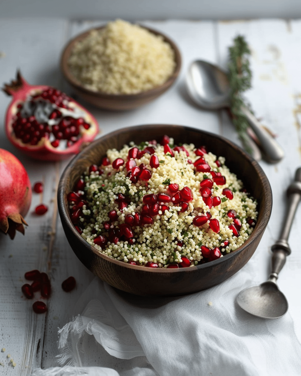 Pomegranate Couscous Salad