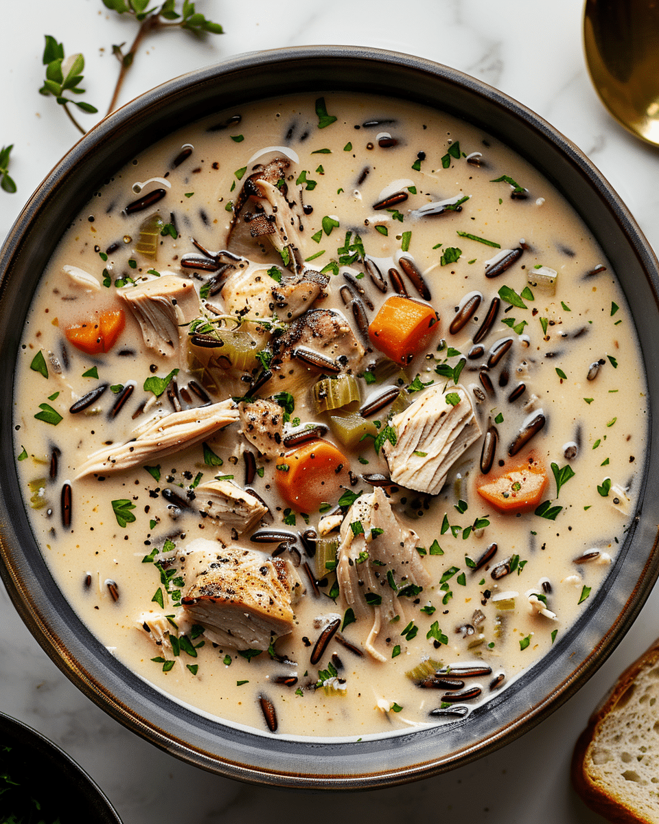Creamy Chicken Wild Rice Soup
