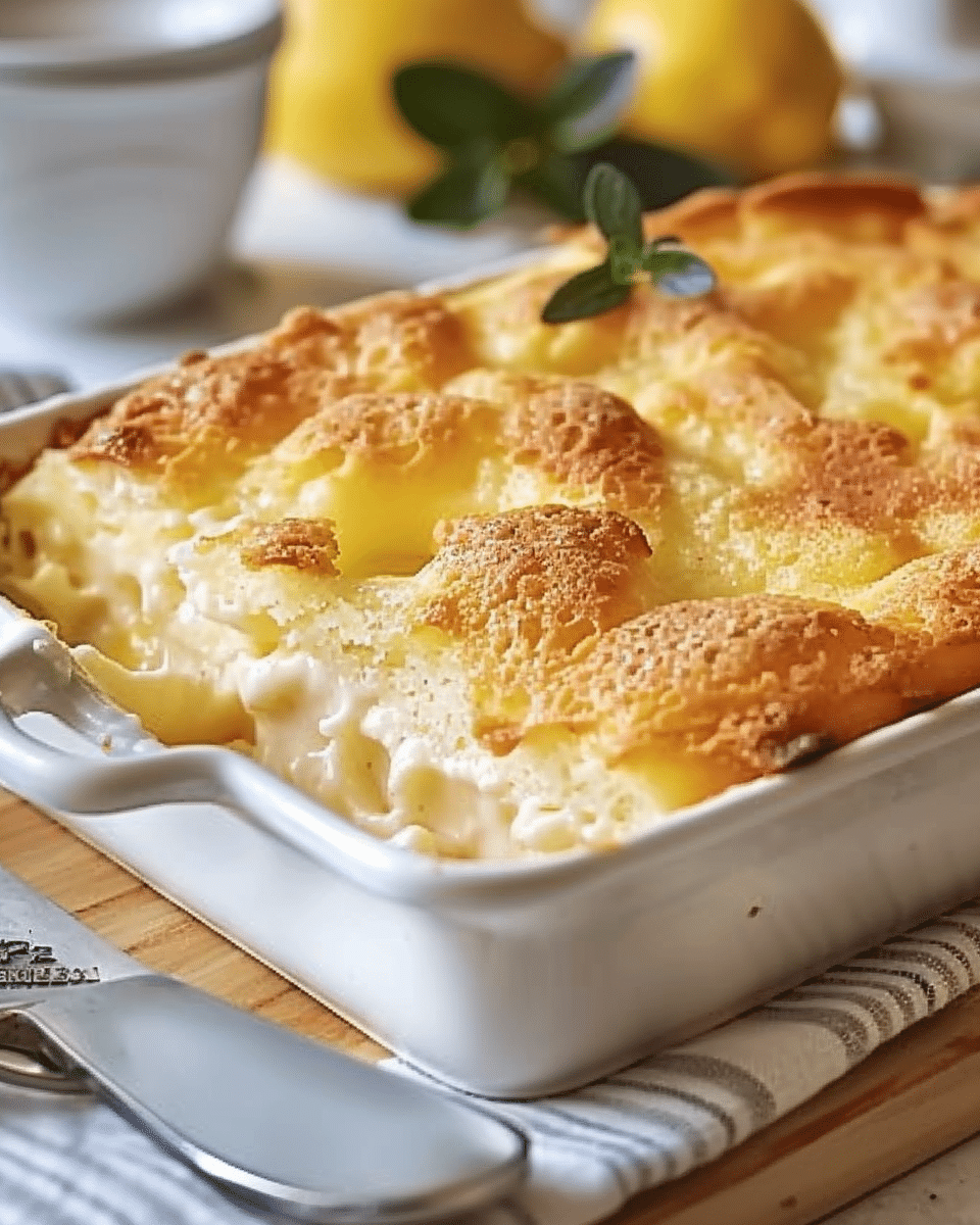 Lemon Cream Cheese Dump Cake