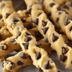 Chocolate Chip Cookie Dough Twists