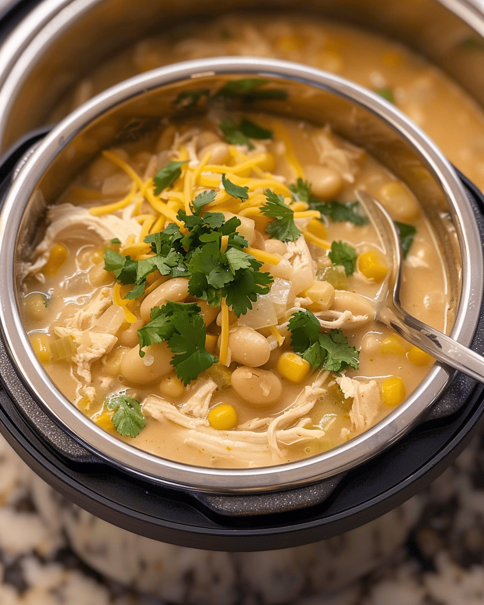 Instant Pot White Chicken Chili