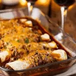 Shredded Beef Enchiladas
