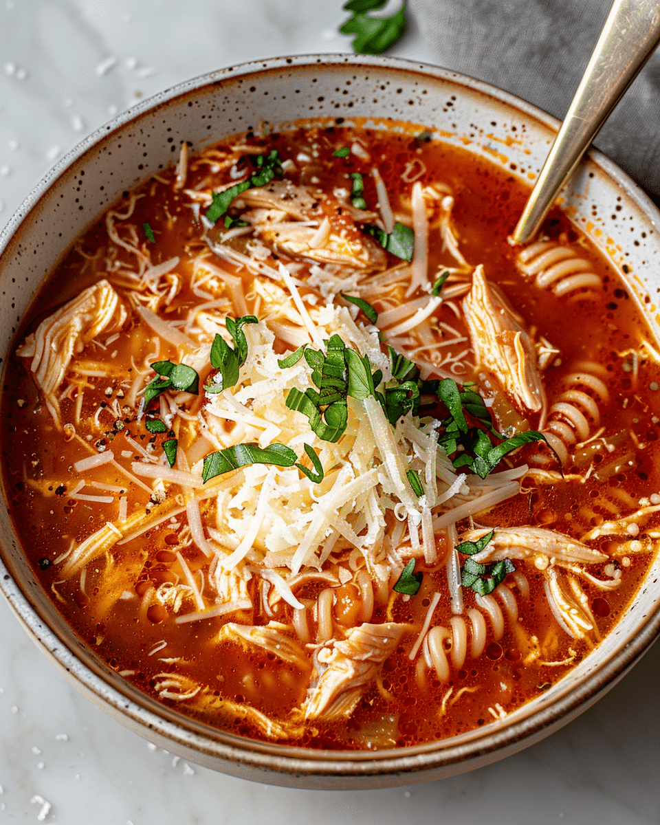 Chicken Parmesan Soup