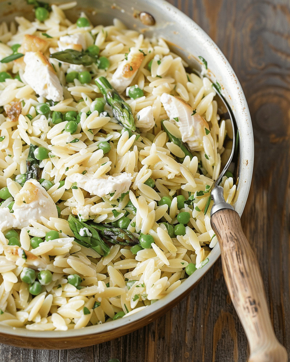 Goat Cheese Orzo Pasta Salad