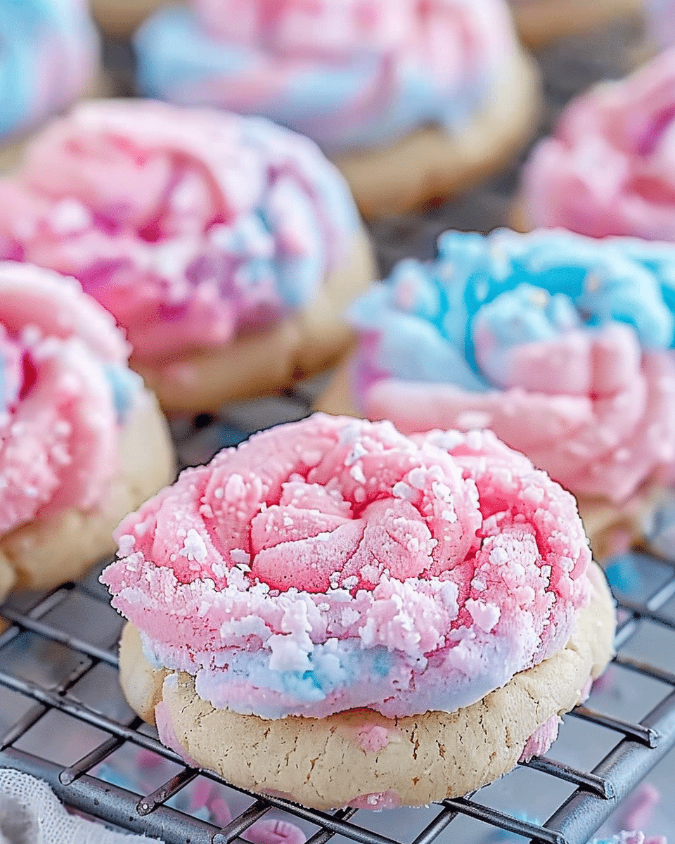Cotton Candy Cookies