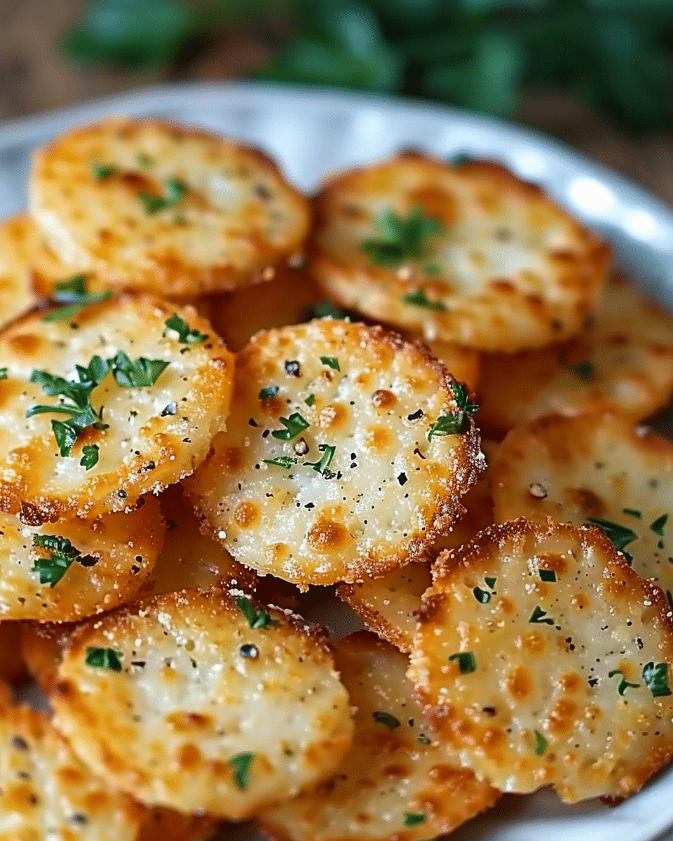 Garlic Ritz Snacks