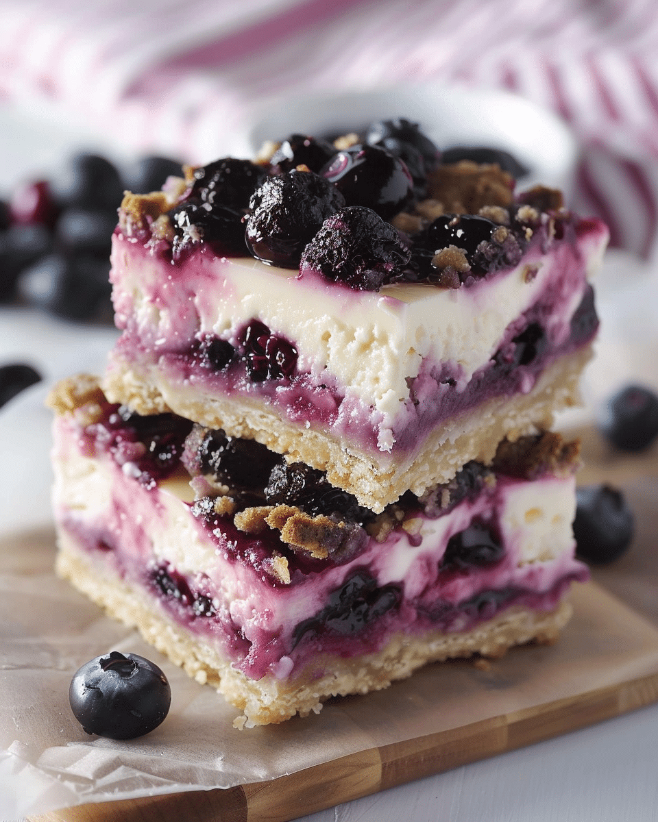 Blueberry Cream Cheese Bars