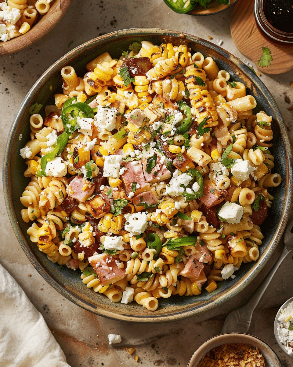 Mexican Street Corn Pasta Salad