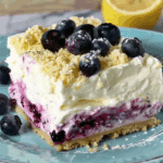 No Bake Lemon Blueberry Dessert