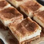 Cinnamon Churro Cheesecake Bars