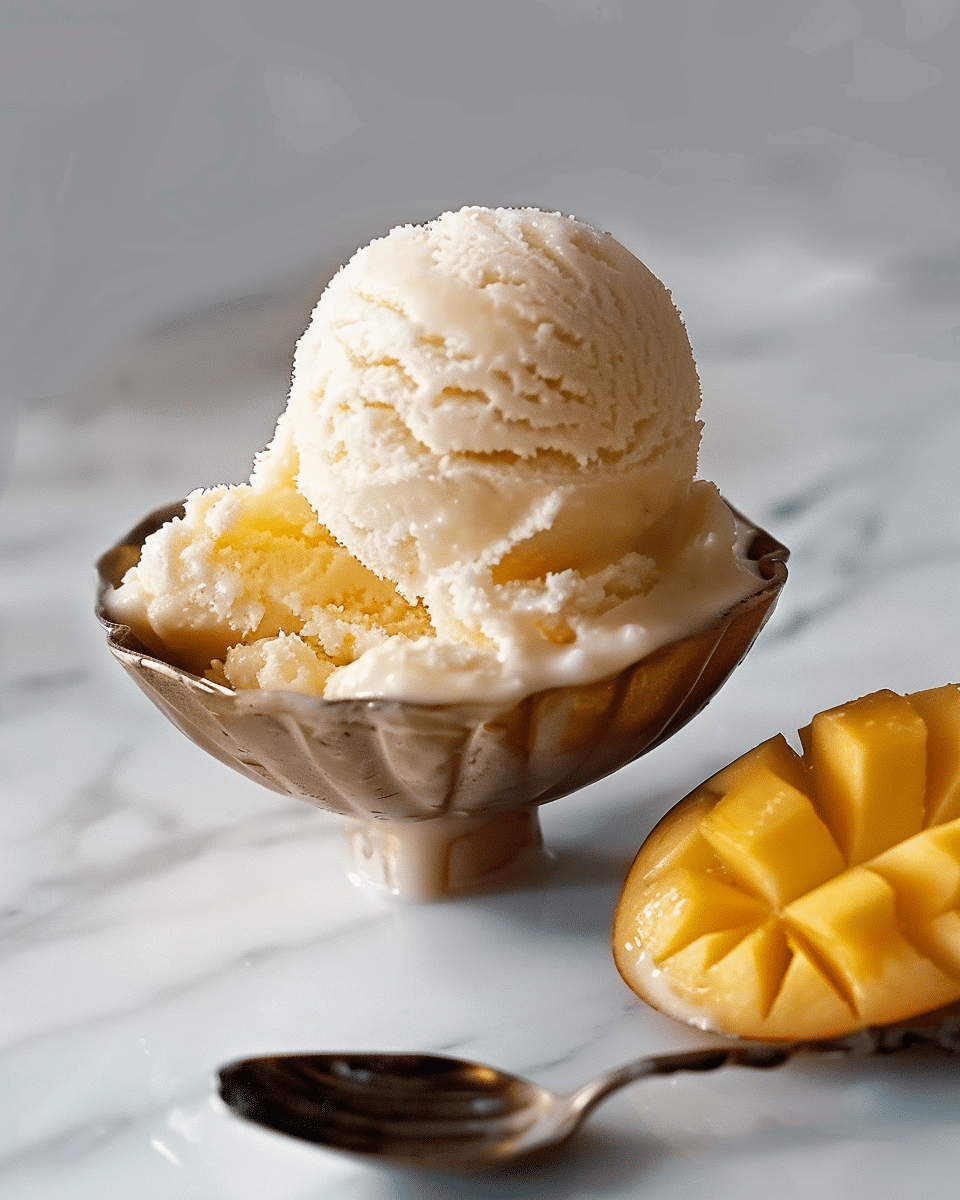 Mango Coconut Sorbet