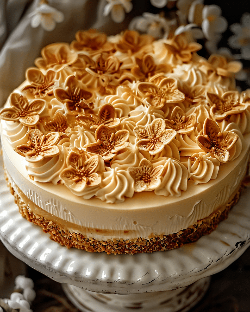 Creamy Butterscotch Cheesecake