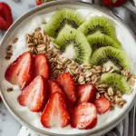 Strawberry Kiwi Yogurt Bowl