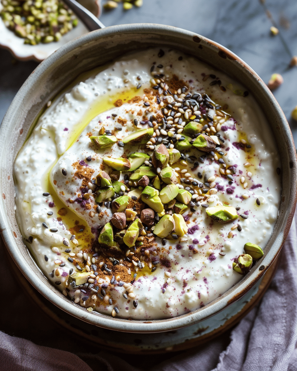 Pistachio Yogurt Bowl
