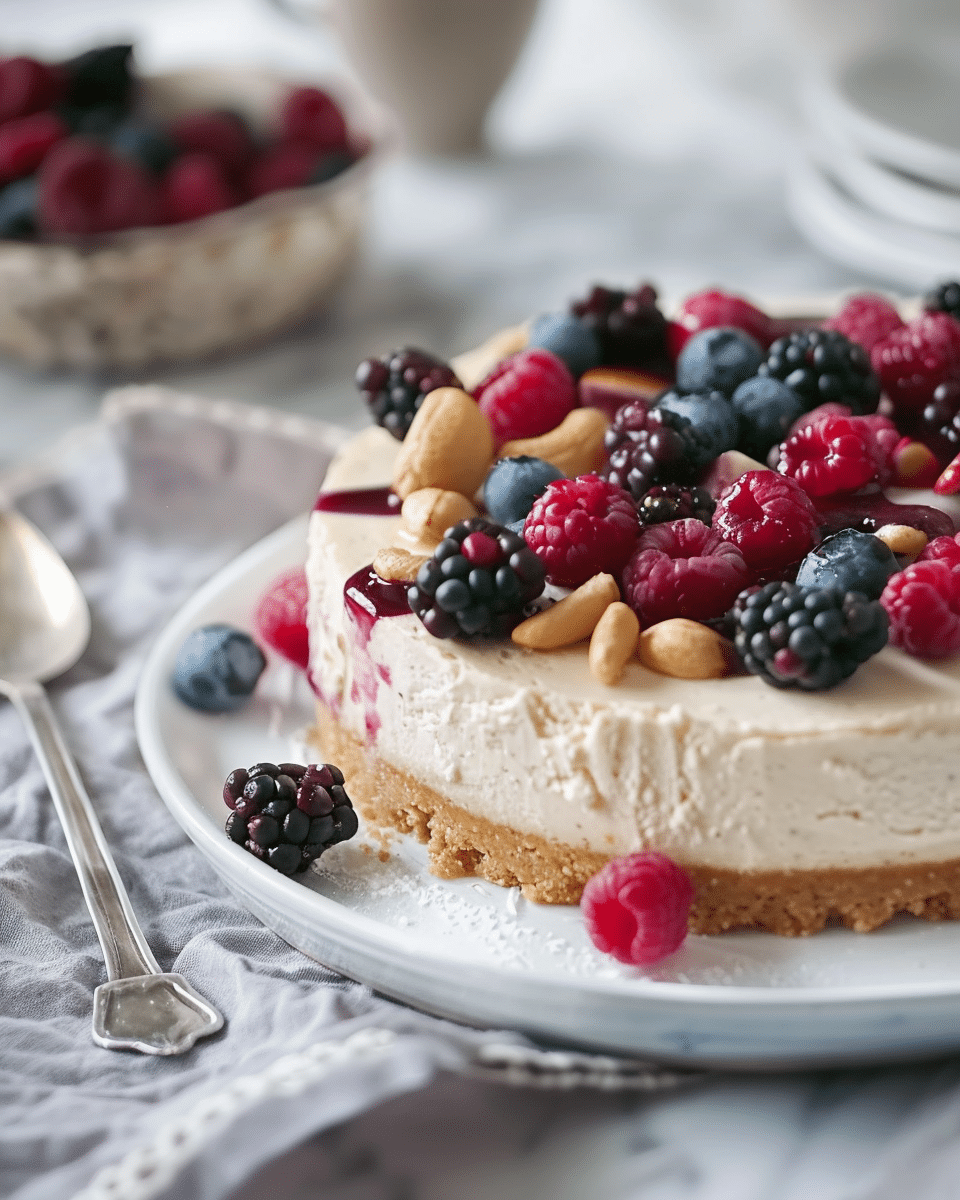 Cashew Cream Cheesecake